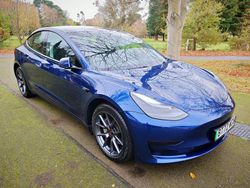 Blue Used 2022 Tesla Model 3 RWD Sedan | £16,795 (Fair price)