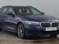 Blue Used 2023 BMW 530e M Sport Estate | £31,000 (Fair price)