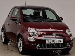 Red Used 2020 Fiat 500 Lounge Hatchback | £11,998