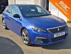 Blue Used 2019 Peugeot 308 GT-line Hatchback | £10,499 (A bit pricey)