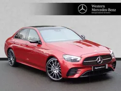 Red Used 2021 Mercedes E220 AMG line Sedan | £34,999