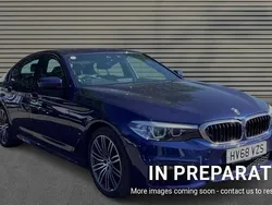 Mediterranean blue Used 2018 BMW 530e M Sport Sedan | £17,683 (Fair price)