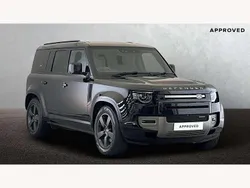 Santorini black Used 2021 Land Rover Defender HSE Dynamic SUV | £54,295 (Fair price)
