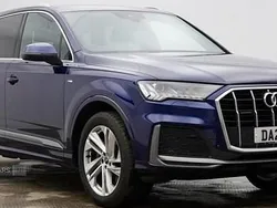 Blue Used 2021 Audi Q7 S-Line SUV | £39,450 (Fair price)