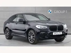 Black Used 2021 BMW X4 M Sport SUV | £31,990