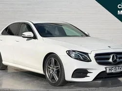 White Used 2019 Mercedes E220 AMG line Sedan | £20,360 (Good price)