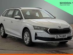 Moon white metallic Used 2024 Skoda Octavia SE Technology Estate | £21,650 (Fair price)