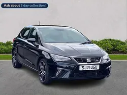 Black Used 2021 Seat Ibiza FR Sport Hatchback | £12,186 (Fair price)