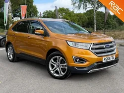 Orange Used 2017 Ford Edge Titanium SUV | £14,995 (Fair price)