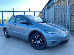 Blue Used 2008 Honda Civic SE Hatchback | £2,499 (Fair price)