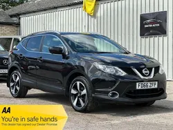 Black Used 2016 Nissan Qashqai N-Vision SUV | £7,740 (Fair price)