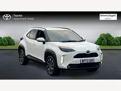 White Used 2023 Toyota Yaris Hybrid Design Hatchback | £20,559 (Expensive)