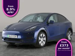 Blue Used 2022 Tesla Model Y Long Range SUV | £24,902 (Fair price)