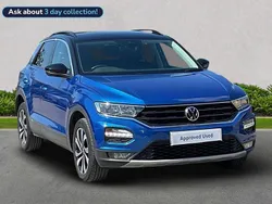 Blue Used 2021 VW T-Roc Active SUV | £16,479 (Fair price)