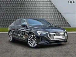 Black Used 2023 Audi Q8 e-tron S-Line SUV | £41,499 (Super price)