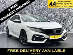 White Used 2021 Honda Civic EX Hatchback | £16,395 (Fair price)
