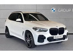 White Used 2022 BMW X5 M Sport SUV | £43,950 (Super price)
