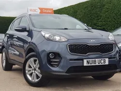 Blue Used 2018 Kia Sportage 2 SUV | £11,995 (Fair price)