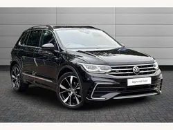 Black Used 2022 VW Tiguan R-line SUV | £27,500 (Fair price)