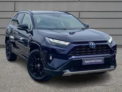 Obsidian blue bi tone Used 2022 Toyota RAV4 Hybrid SUV | £26,495 (Good price)