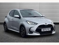 Silver Used 2020 Toyota Yaris Hybrid Design Hatchback | £14,695 (Fair price)