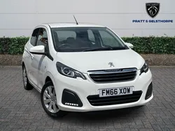 White Used 2017 Peugeot 108 Active Hatchback | £6,995 (Fair price)