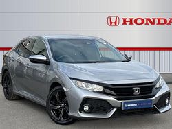 Silver Used 2017 Honda Civic EX Hatchback | £11,884 (Fair price)