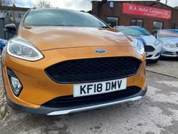 Yellow Used 2018 Ford Fiesta Active Hatchback | £12,995 (Fair price)