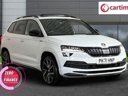 White Used 2021 Skoda Karoq SportLine SUV | £18,175 (Fair price)