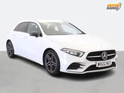 White Used 2022 Mercedes A180 AMG Line Premium Hatchback | £19,195 (Fair price)