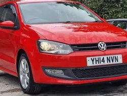 Red Used 2014 VW Polo Edition Hatchback | £3,970 (Good price)