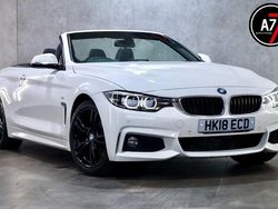 White Used 2018 BMW 420 M Sport Cabriolet | £17,490 (Fair price)