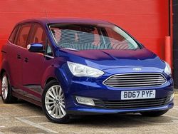 Blue Used 2018 Ford Grand C-Max Titanium MPV | £8,299 (A bit pricey)