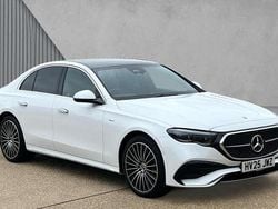 White Used 2025 Mercedes E300 AMG Line Premium Plus Sedan | £65,480