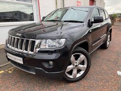 Black Used 2012 Jeep Grand Cherokee Overland SUV | £14,990