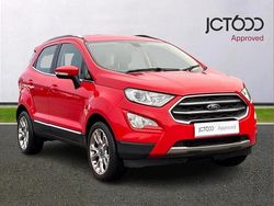 Red Used 2019 Ford Ecosport Titanium SUV | £10,208 (Fair price)
