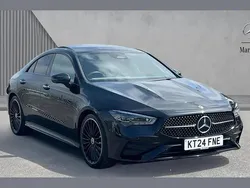 Black Used 2024 Mercedes CLA220 AMG Line Premium Plus Sedan | £32,617 (Fair price)