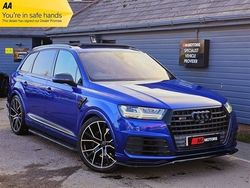Blue Used 2017 Audi SQ7 Advanced Plus SUV | £37,390 (A bit pricey)