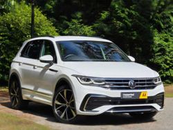 White Used 2021 VW Tiguan R-line SUV | £24,450 (Fair price)