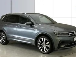 Grey Used 2021 VW Tiguan Allspace R-line SUV | £27,124 (A bit pricey)