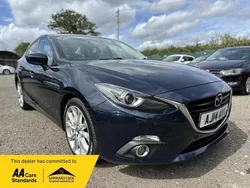 Blue Used 2014 Mazda 3 Inclusive Sedan | £5,195 (Good price)