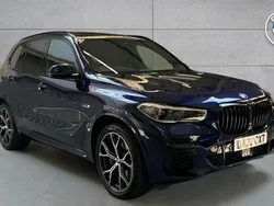 Blue Used 2022 BMW X5 M Sport SUV | £46,199 (Fair price)