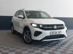 White New 2024 VW T-Cross R-line SUV | £25,998 (Fair price)