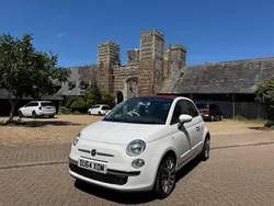 White Used 2014 Fiat 500 Lounge Cabriolet | £3,895 (Super price)
