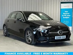 Black Used 2018 Mercedes A200 AMG line Hatchback | £17,750 (Fair price)