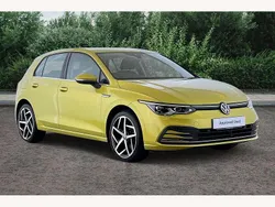 Lime yellow Used 2021 VW Golf VIII Style Hatchback | £16,790 (Good price)