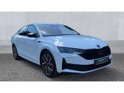 Moon white New 2025 Skoda Octavia SportLine Hatchback | £29,645
