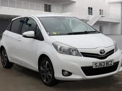 White Used 2013 Toyota Yaris SR Hatchback | £4,990 (Good price)