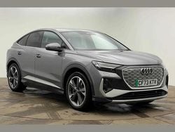 Grey Used 2023 Audi Q4 Sportback e-tron S-Line SUV | £30,995 (Expensive)
