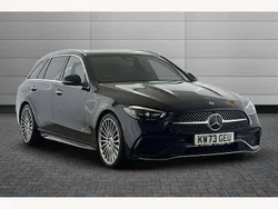 Black Used 2023 Mercedes C200 AMG Line Premium Estate | £32,850 (A bit pricey)